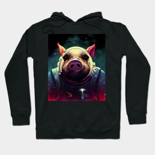 Cut Pig In Astronaut Costume Hoodie